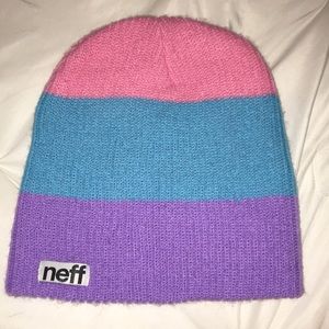 Neff multicolored beanie